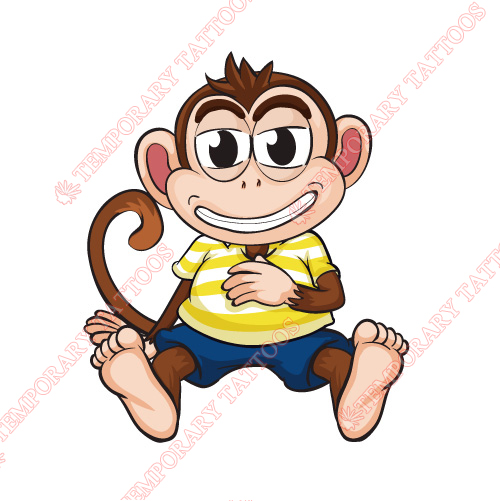 Monkey Customize Temporary Tattoos Stickers NO.8645